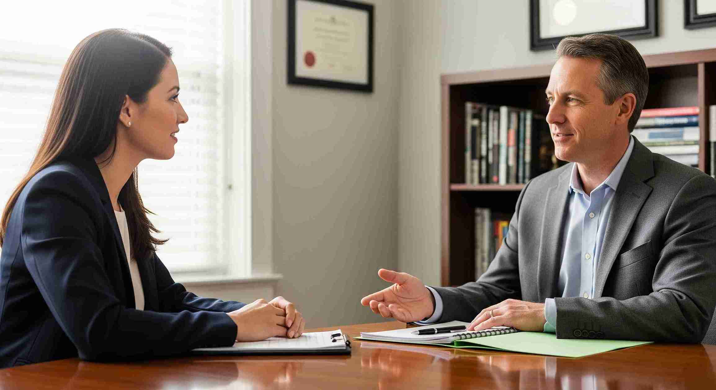 Meeting with a Licensed Insolvency Trustee for confidential debt relief evaluation